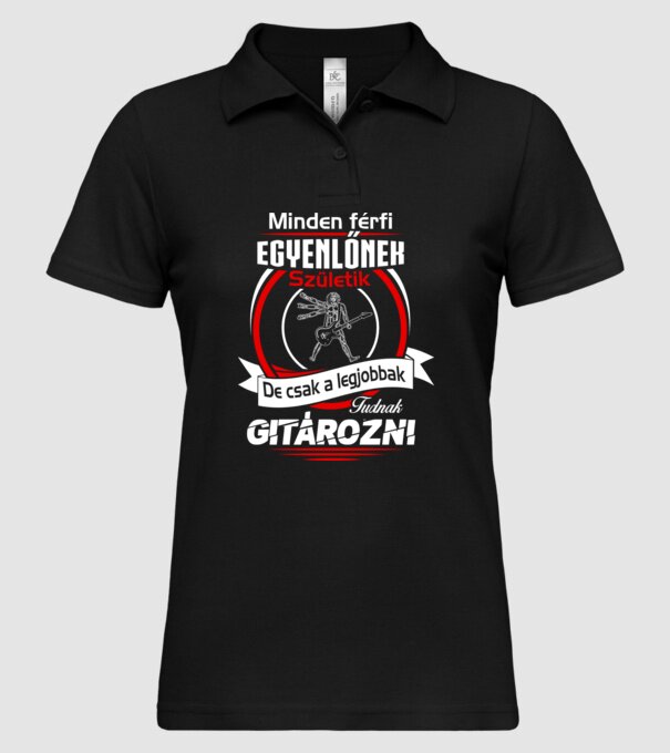  minta fekete pólón
