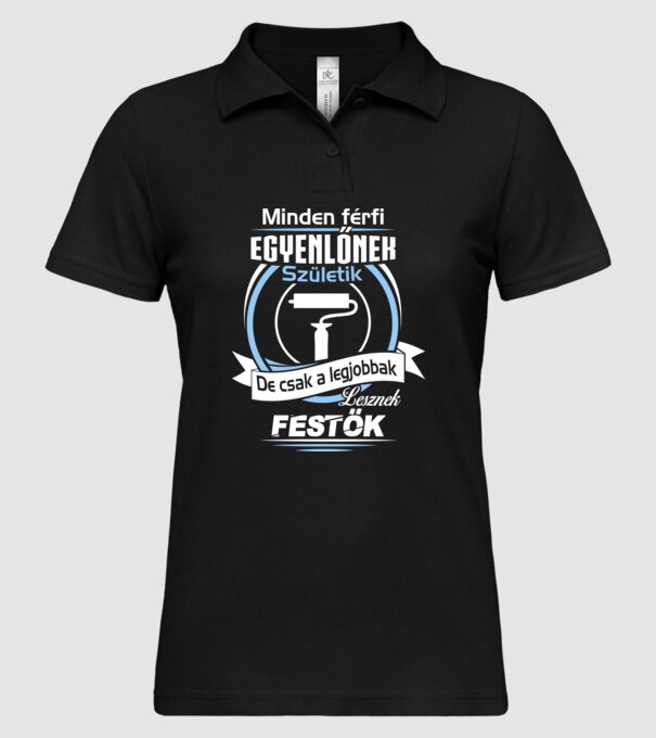  minta fekete pólón