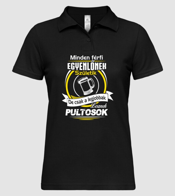  minta fekete pólón