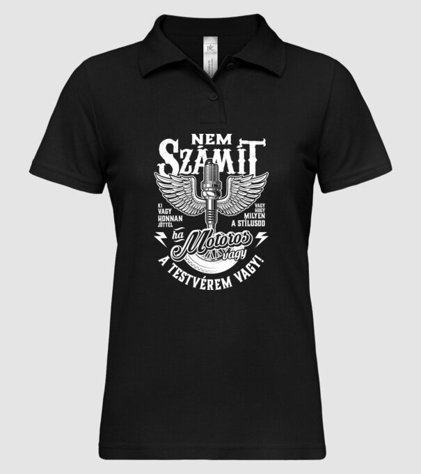  minta fekete pólón