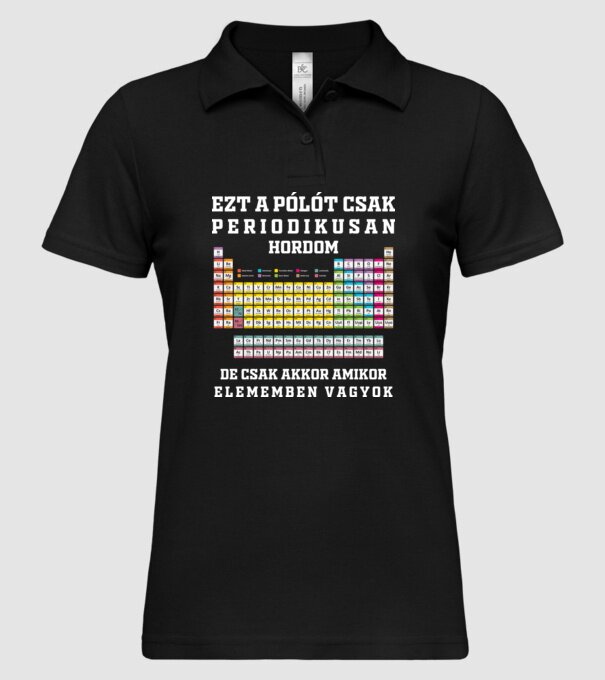  minta fekete pólón