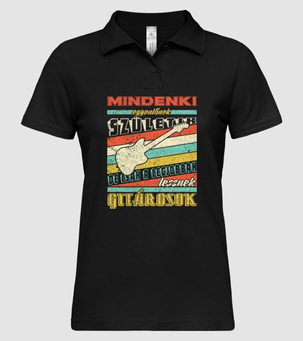  minta fekete pólón