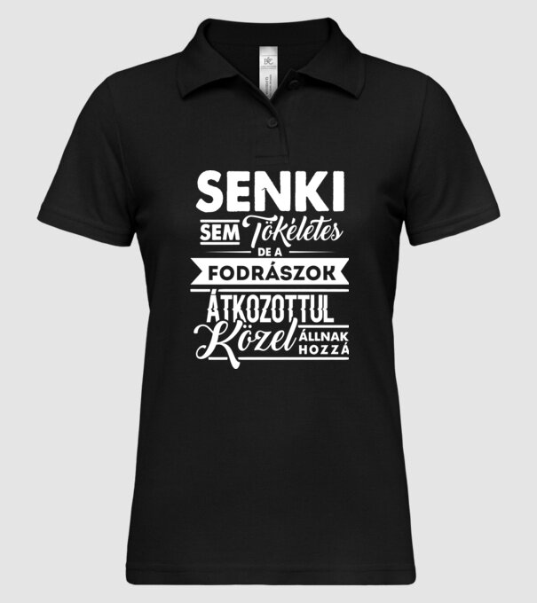  minta fekete pólón