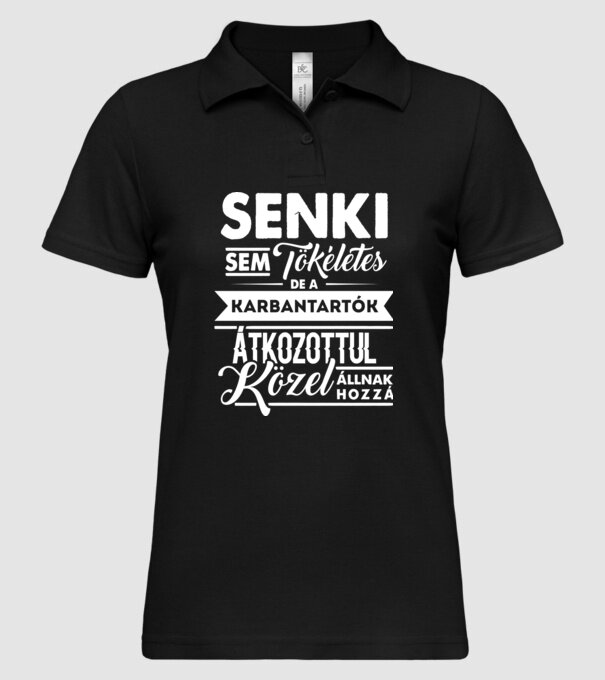  minta fekete pólón