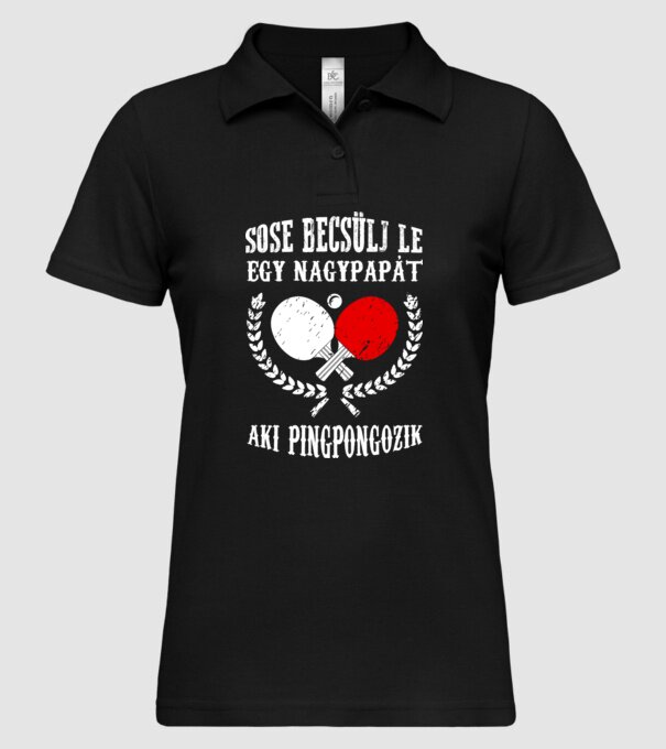  minta fekete pólón