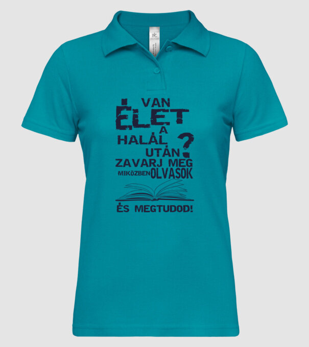  minta türkiz pólón