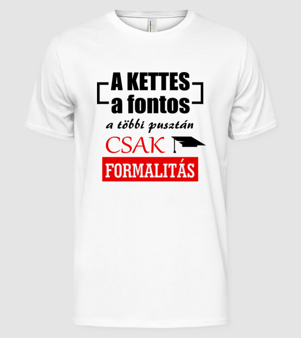  minta fehér pólón