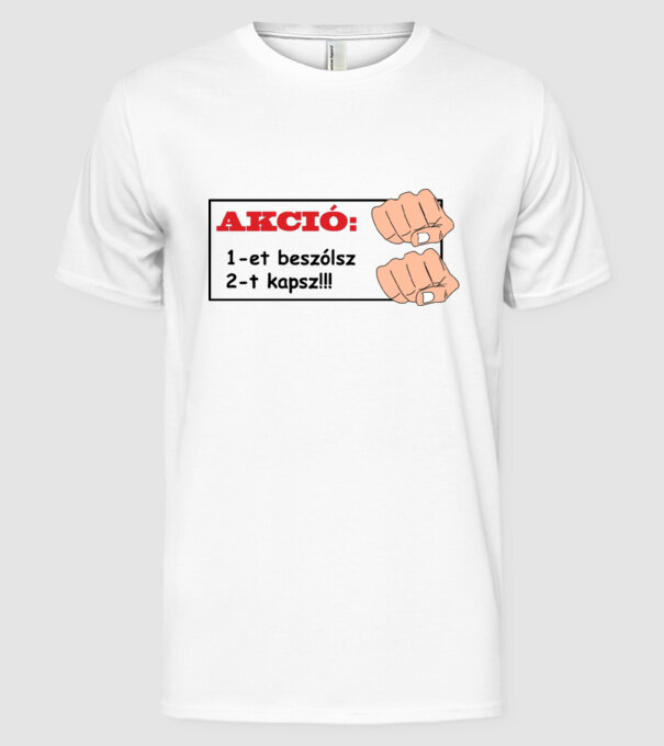  minta fehér pólón