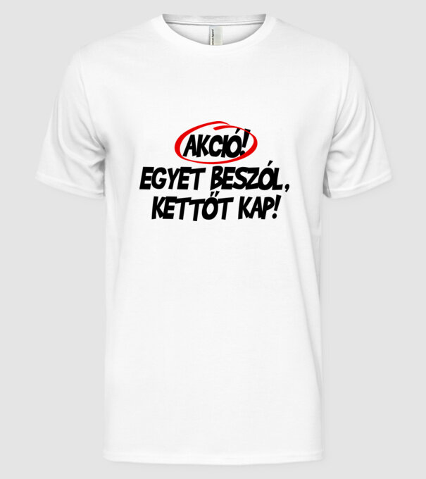  minta fehér pólón