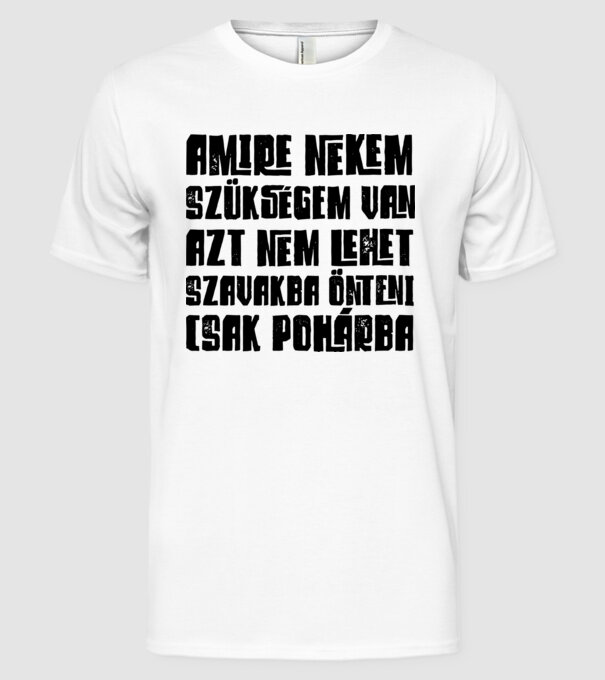  minta fehér pólón