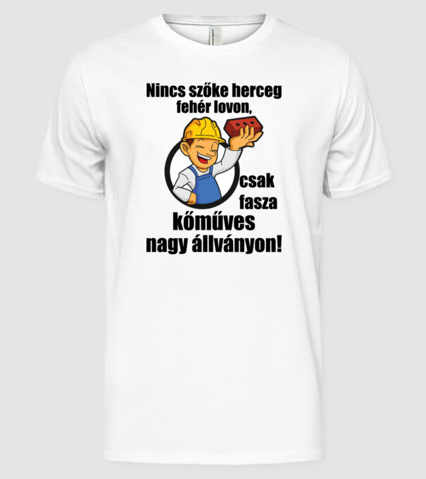  minta fehér pólón