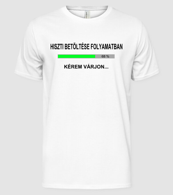 minta fehér pólón