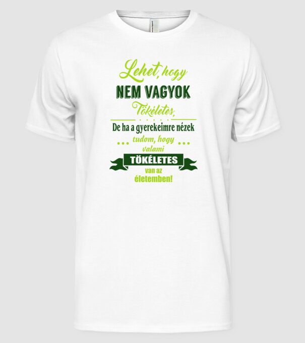  minta fehér pólón