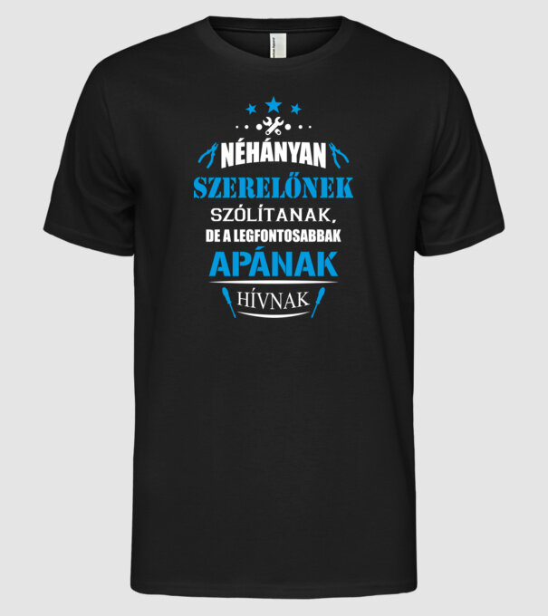  minta fekete pólón