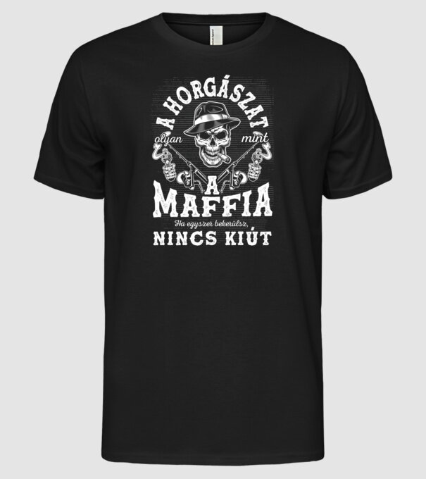  minta fekete pólón