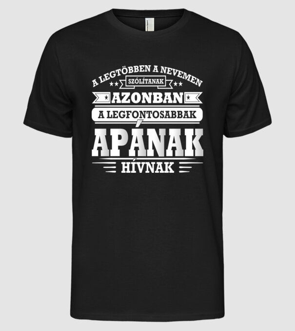  minta fekete pólón