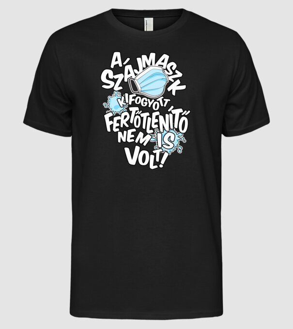  minta fekete pólón
