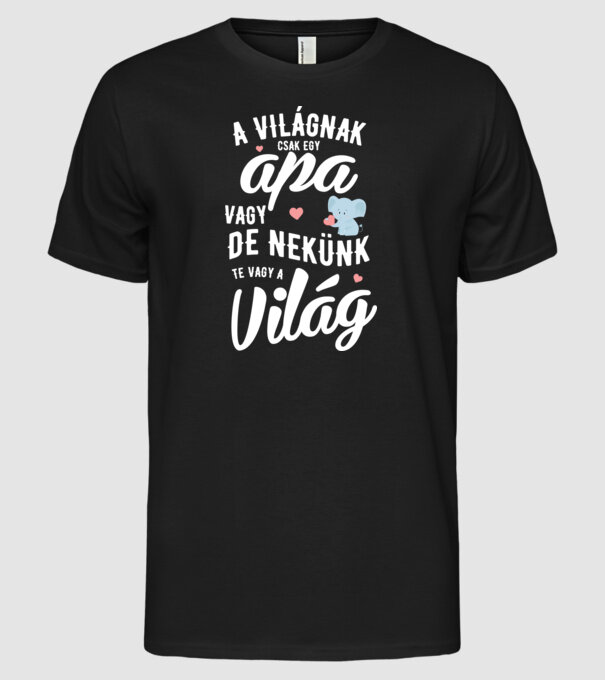  minta fekete pólón