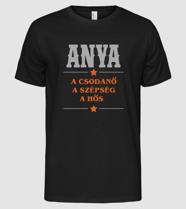  minta fekete pólón