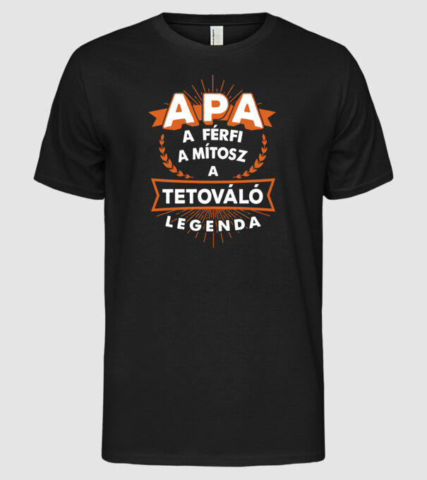  minta fekete pólón