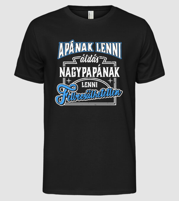  minta fekete pólón