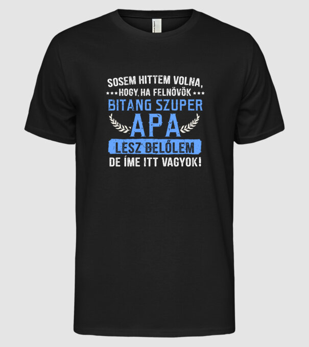  minta fekete pólón