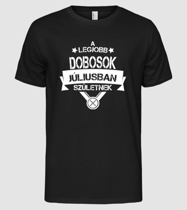  minta fekete pólón