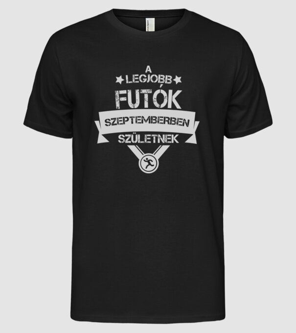  minta fekete pólón