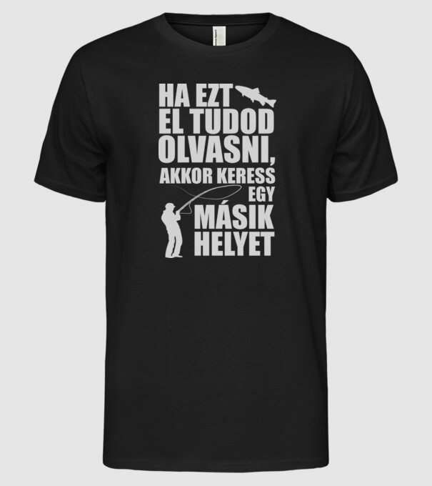  minta fekete pólón