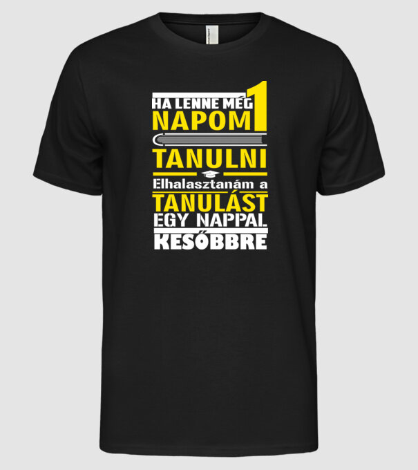  minta fekete pólón