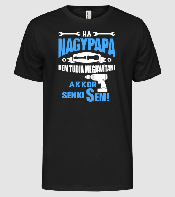  minta fekete pólón