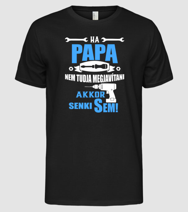  minta fekete pólón