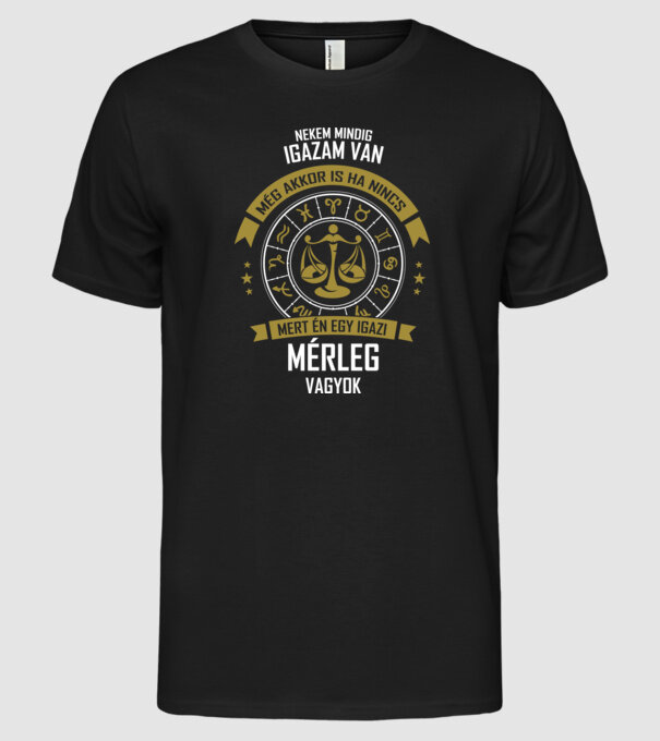  minta fekete pólón
