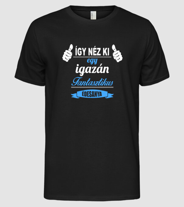  minta fekete pólón