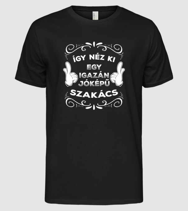  minta fekete pólón