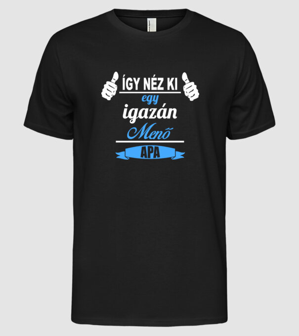  minta fekete pólón