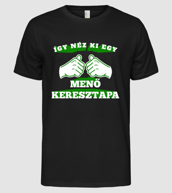 minta fekete pólón