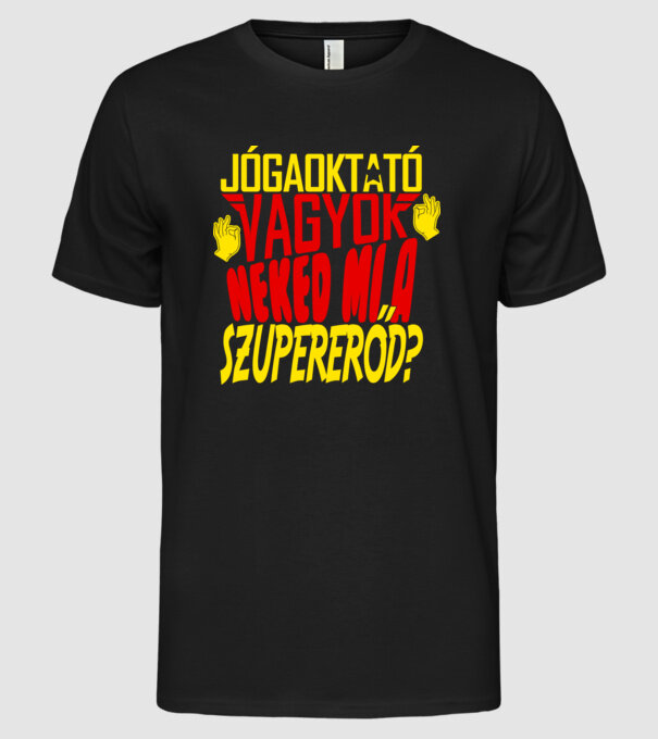  minta fekete pólón