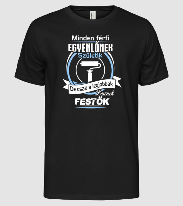  minta fekete pólón