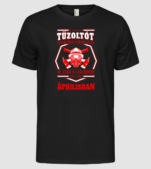  minta fekete pólón