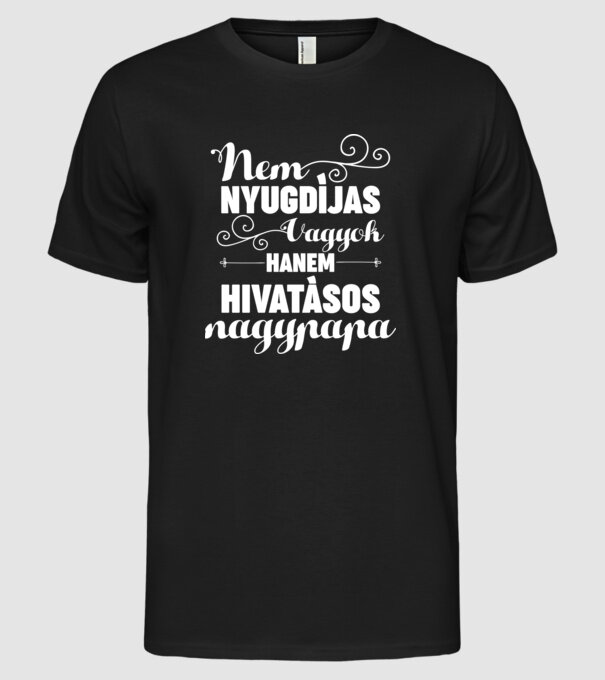  minta fekete pólón