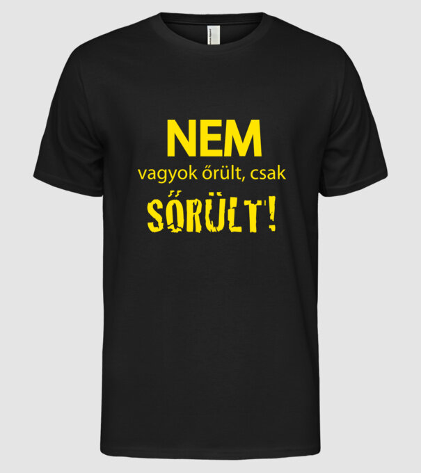  minta fekete pólón