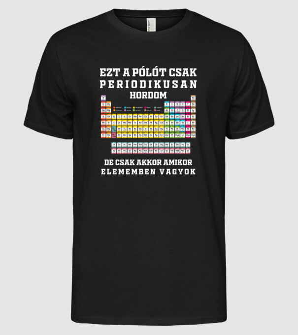  minta fekete pólón
