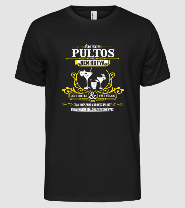  minta fekete pólón