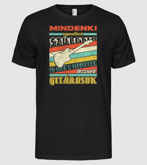  minta fekete pólón