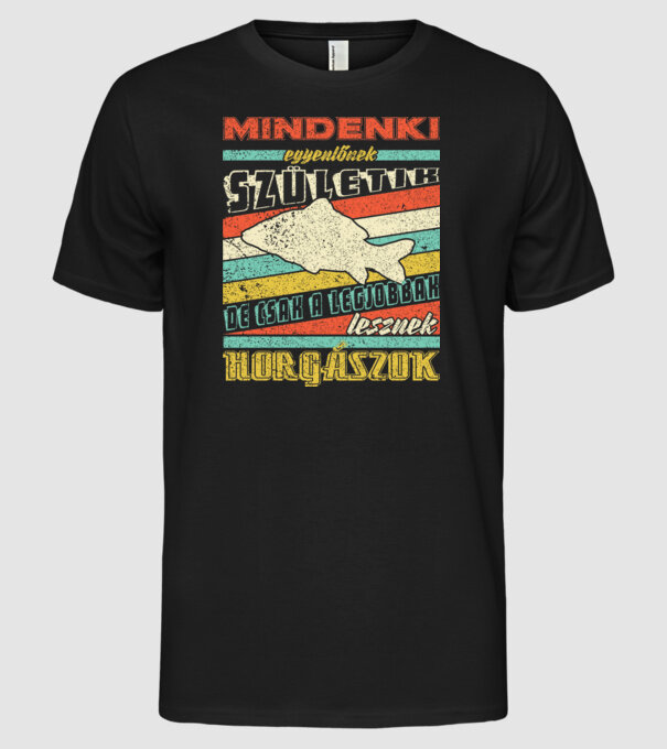  minta fekete pólón