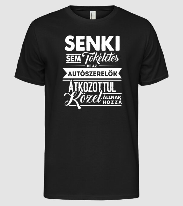  minta fekete pólón