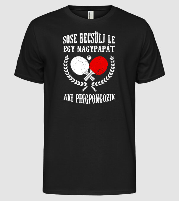  minta fekete pólón