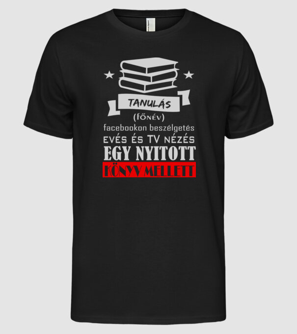  minta fekete pólón