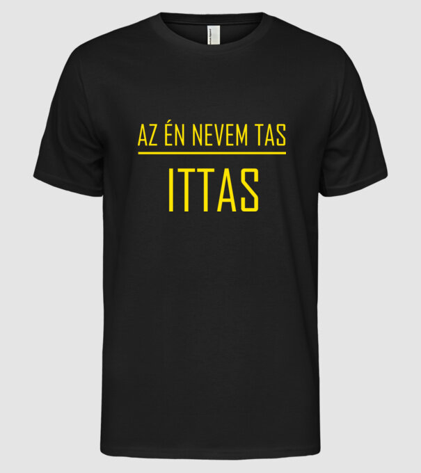  minta fekete pólón
